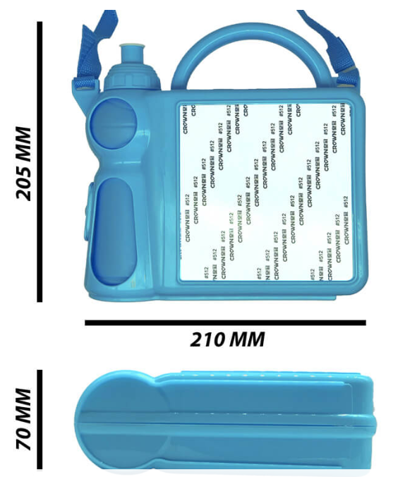 Caddy lunchbox blue