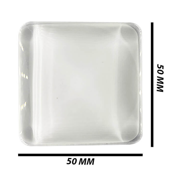 Glass square fridge magnet