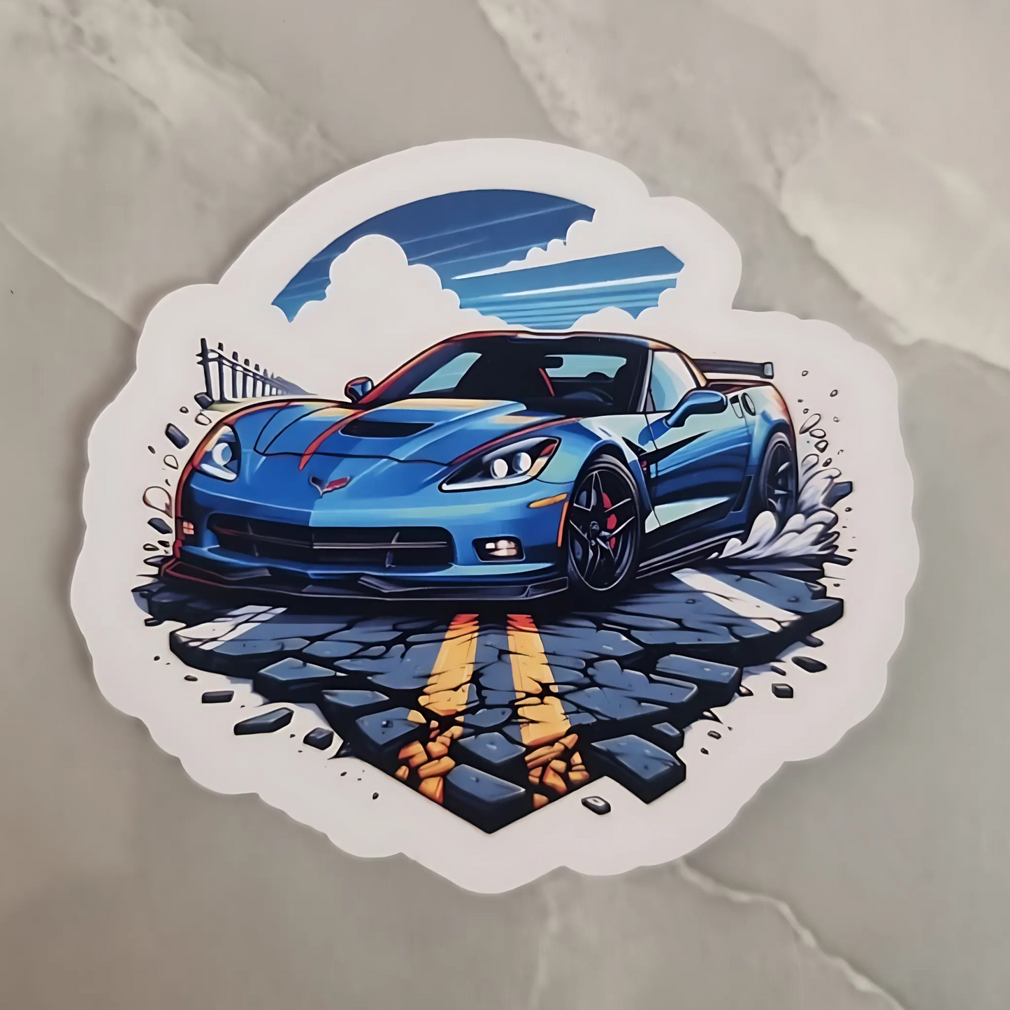 Car printed stickers
