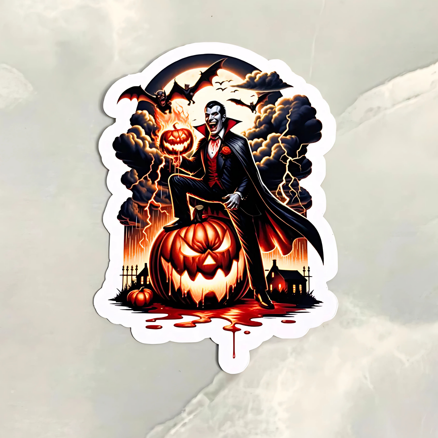 Halloween printed stickers