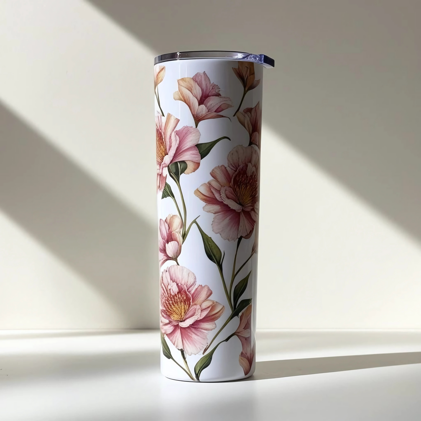 Skinny tumbler 20oz floral print