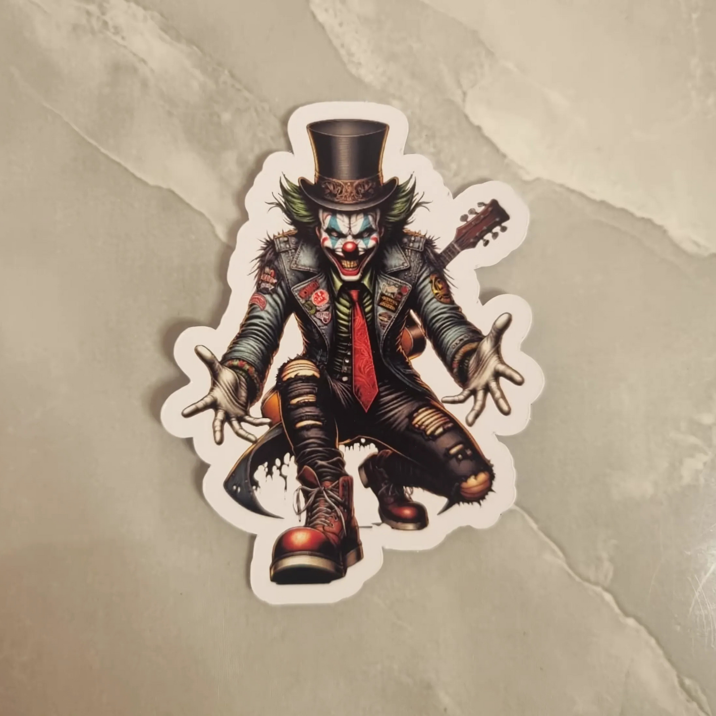 Clown printed stickers