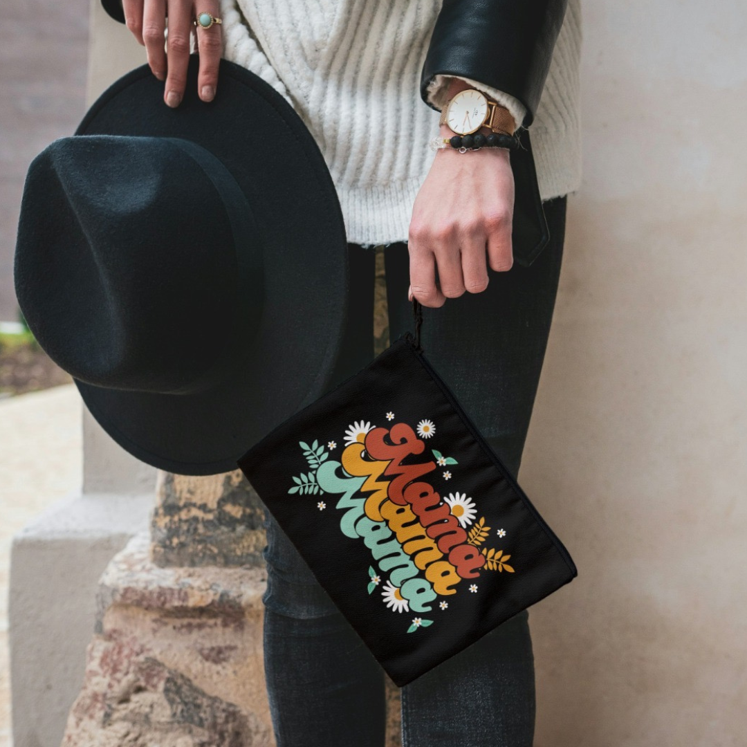 Mama. Mothers Day Makeup/Pencil Bag