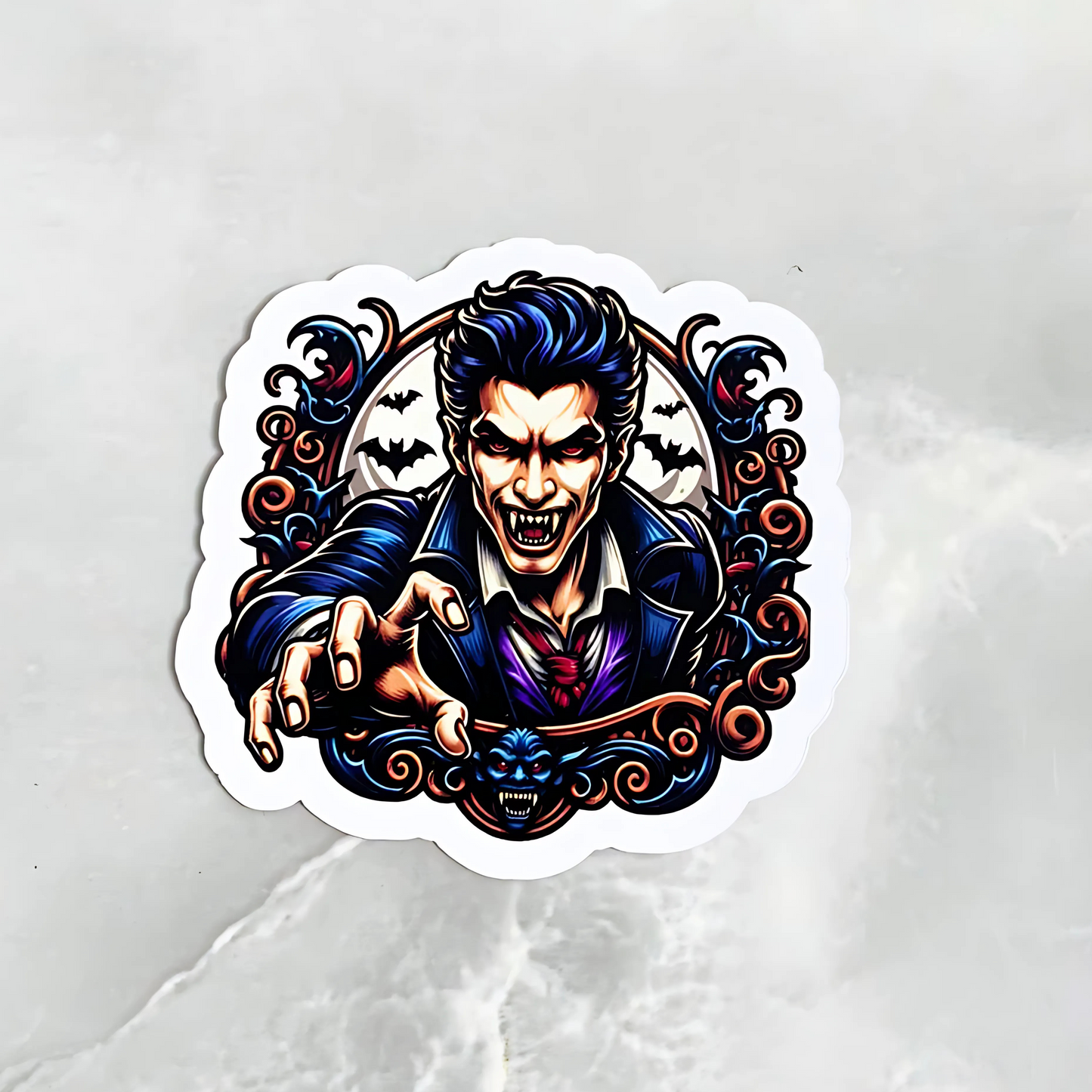 Vampire printed stickers