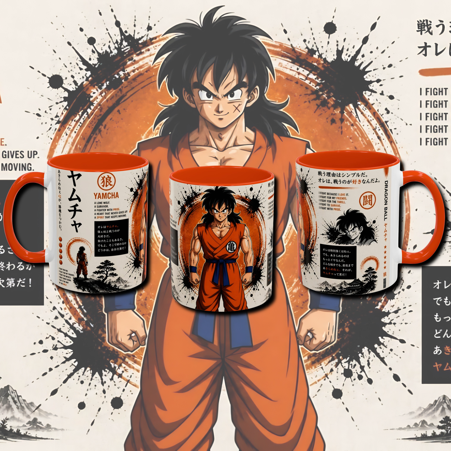 "Fan art" two tone mug.