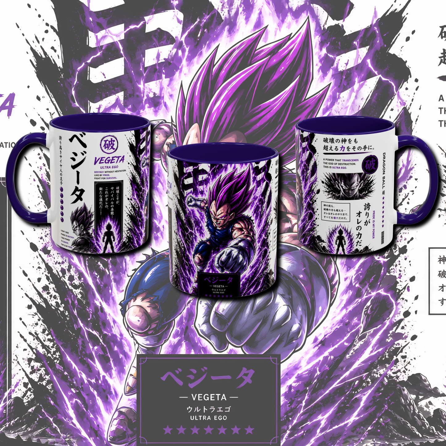 "Fan art" two tone mug.