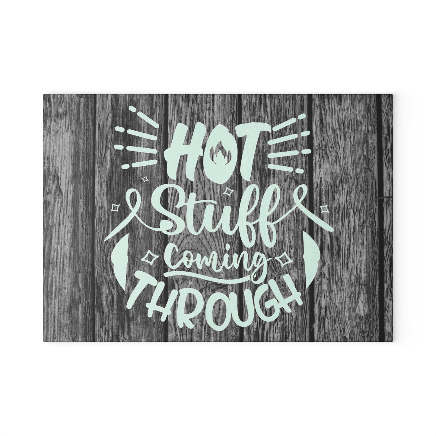 Hot Stuff Glass Cutting Board