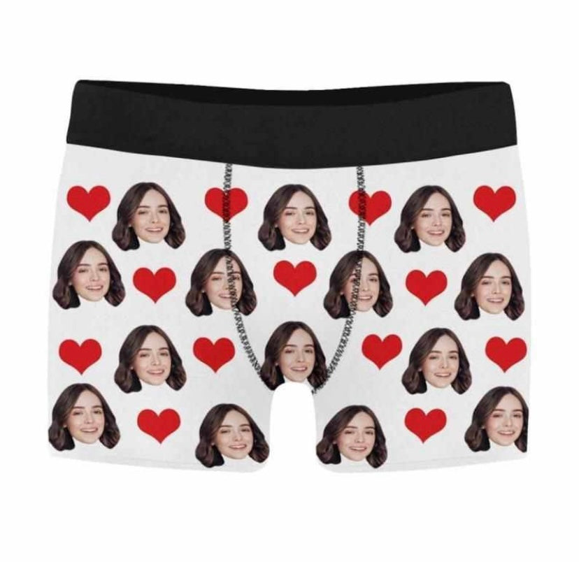 men's Valentines Boxers