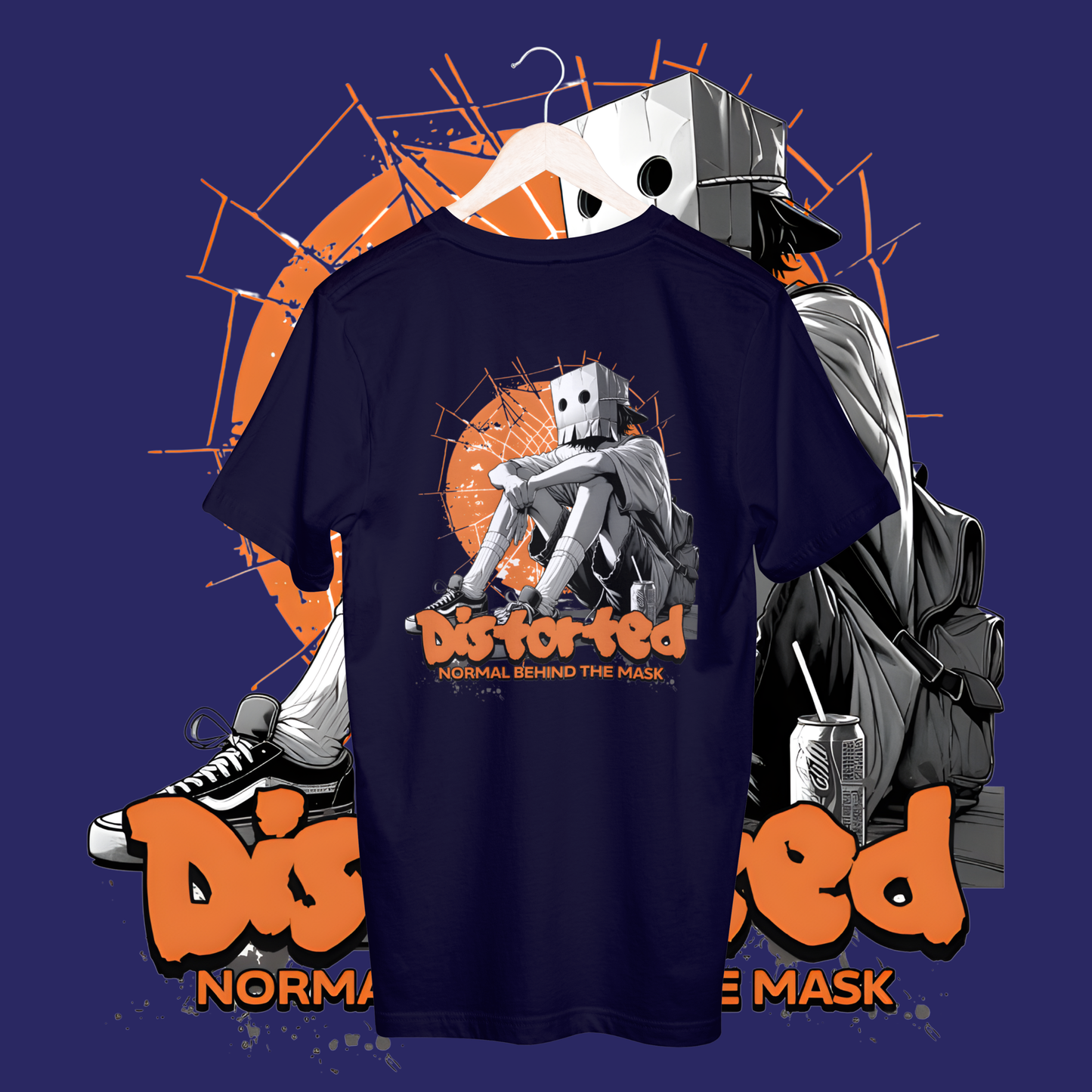 Women's distorted T-shirt