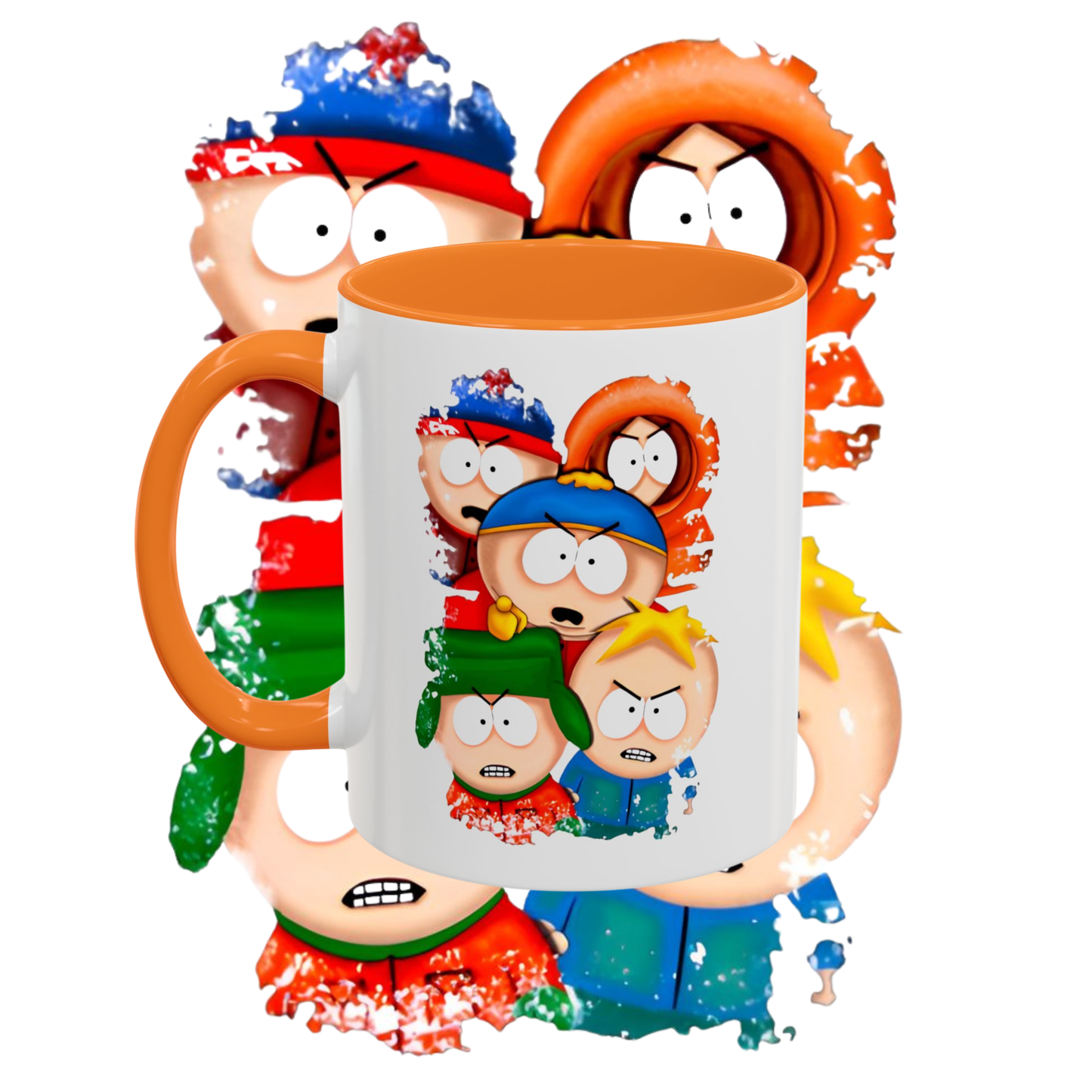 "Animation" two tone sublimation mug.