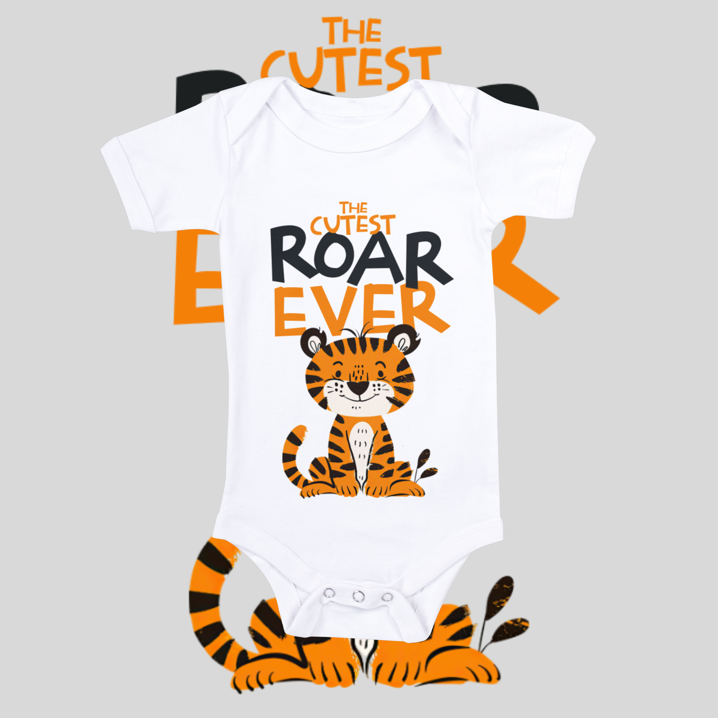 "Roar" baby grow.
