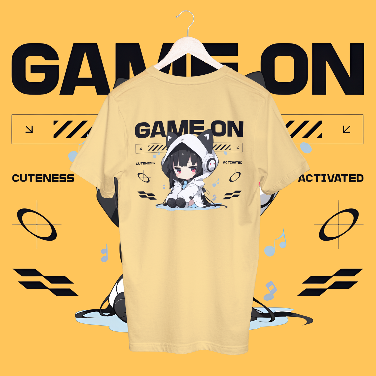 women's game on T-shirt