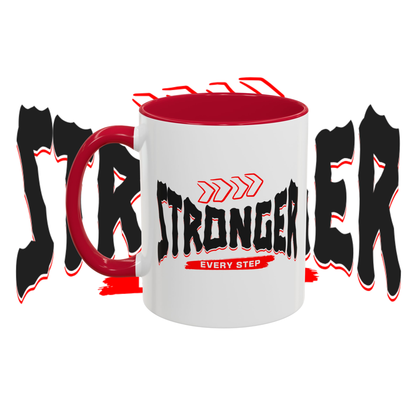"Stronger" two tone sublimation mug