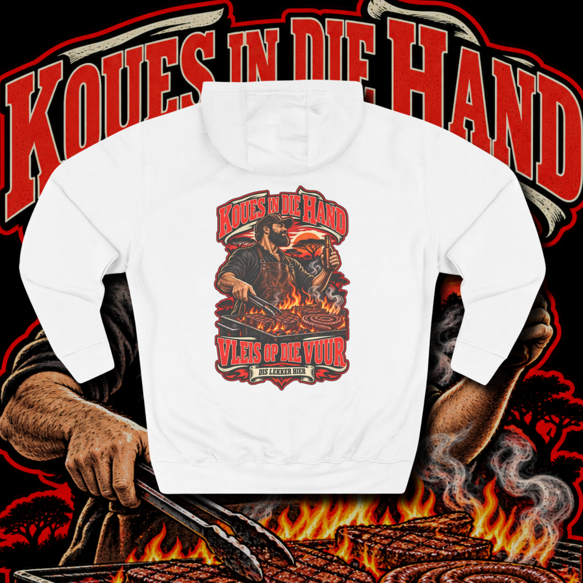 Men's "koues en kole" hoodie.