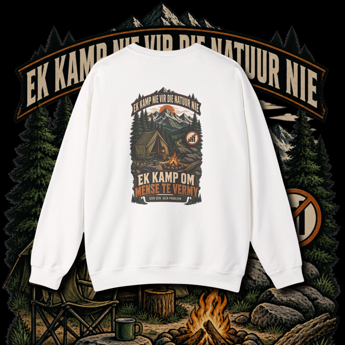 Men's "geen sein" sweater.