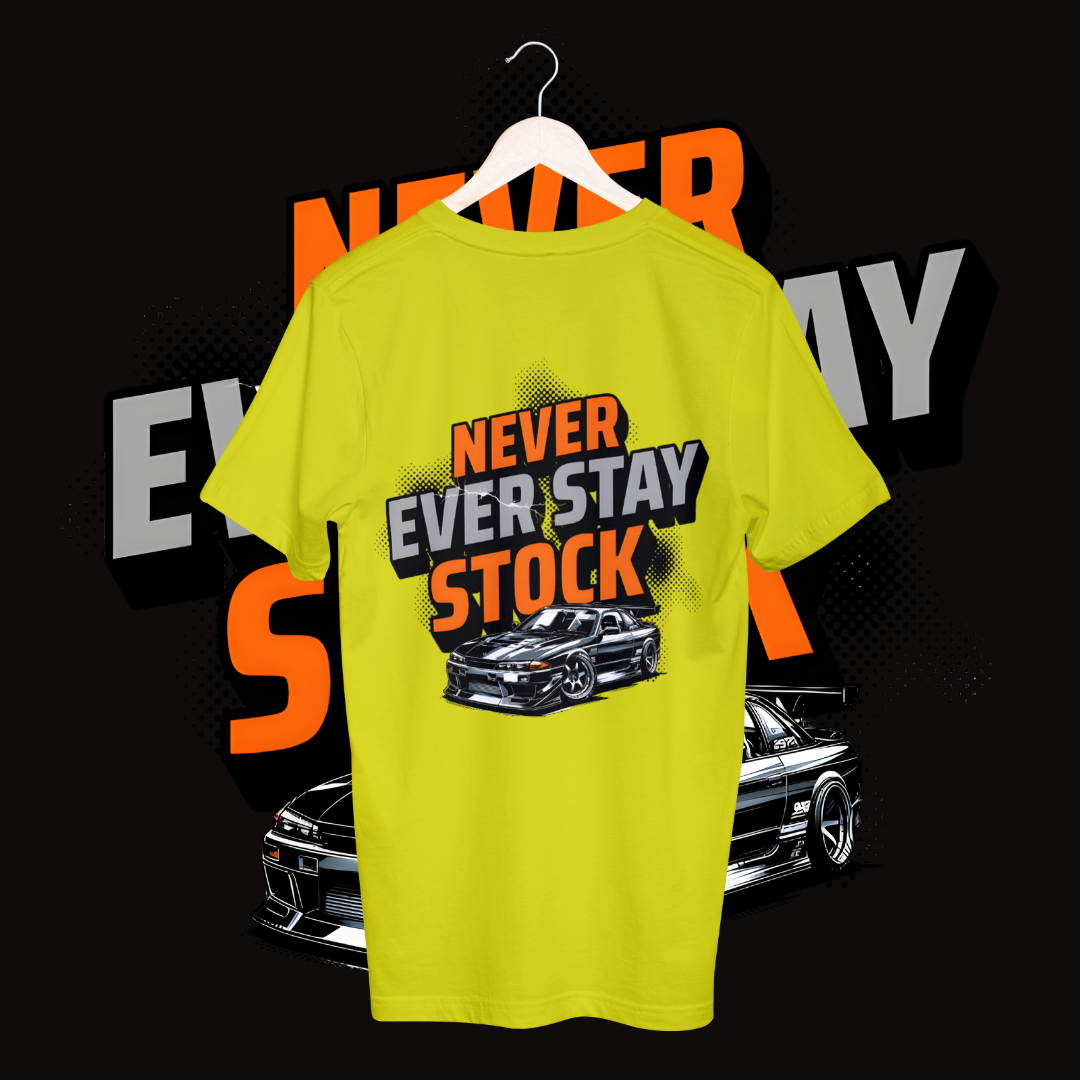 Men's never ever stay stock T-shirt