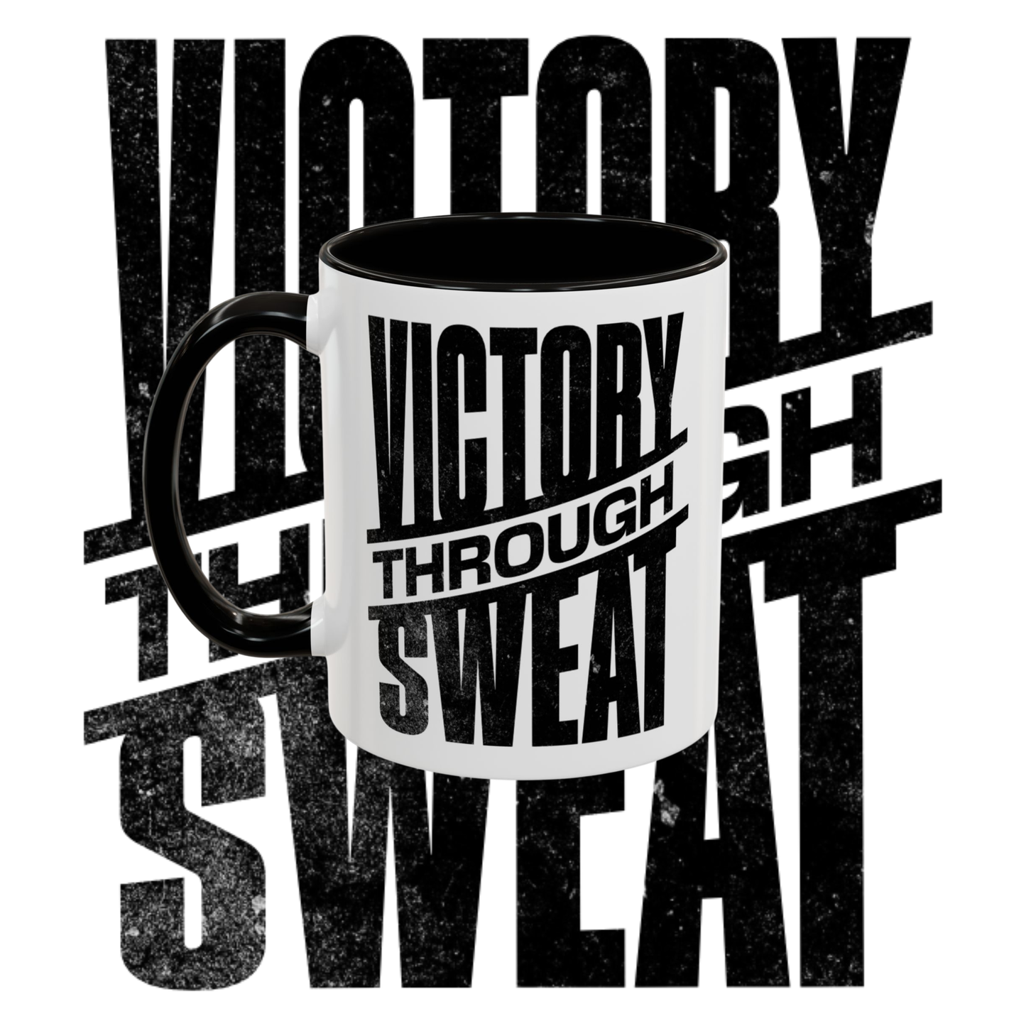 "Victory" two tone sublimation mug.