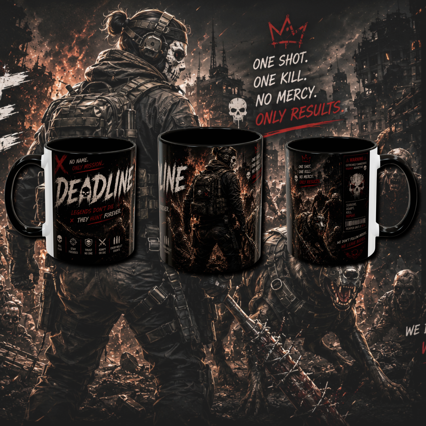 "Gaming" two tone mug.