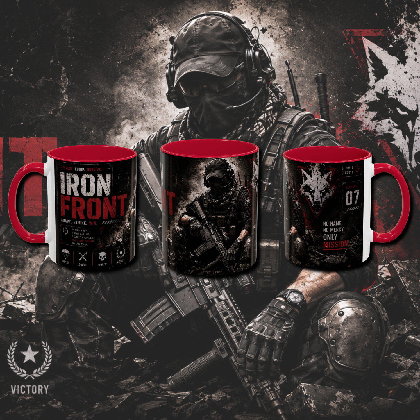 "Gaming" two tone mug.