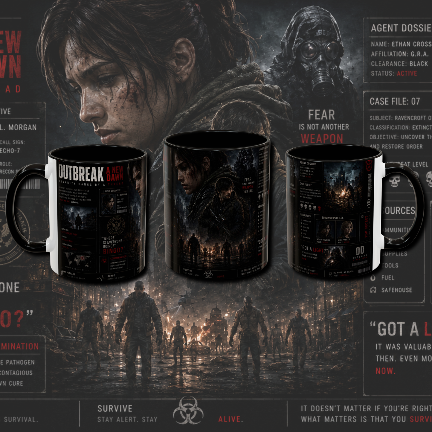 "Gaming" two tone mug.