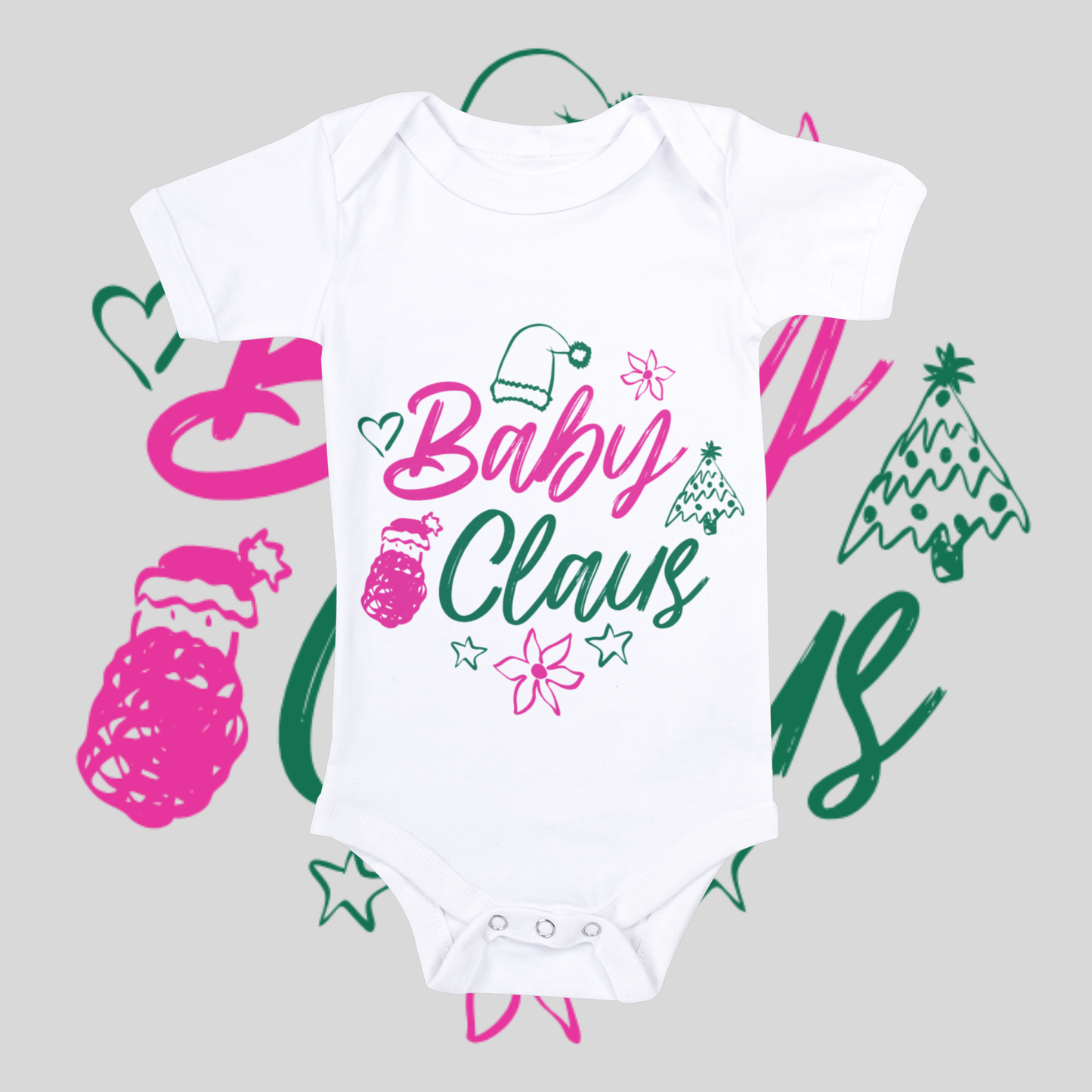 "Baby Claus" baby grow.