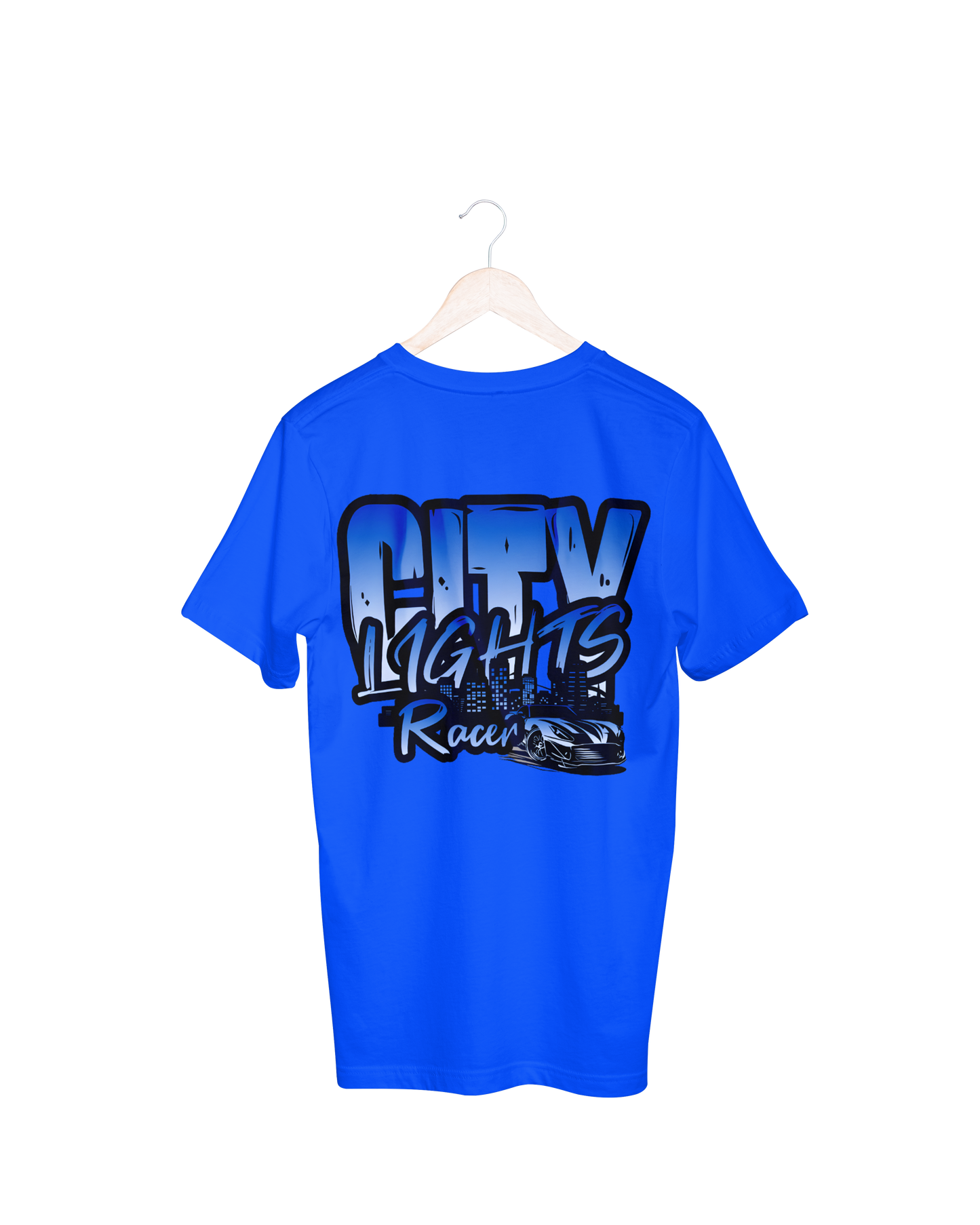 Men's city lights racer T-shirt
