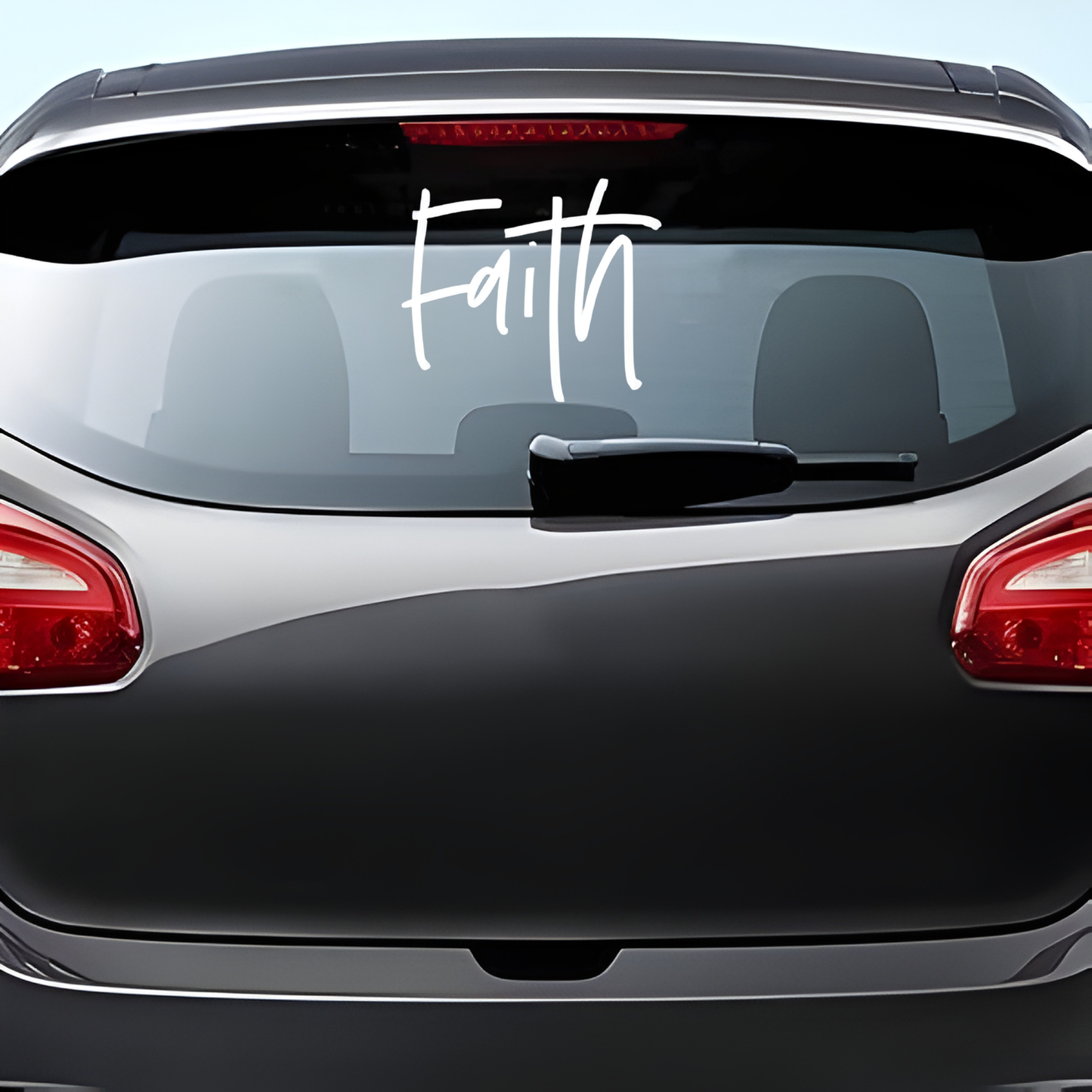 "Faith" vinyl decal/sticker.