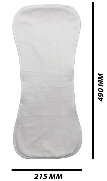 Sublimation Polyester Baby Bib White