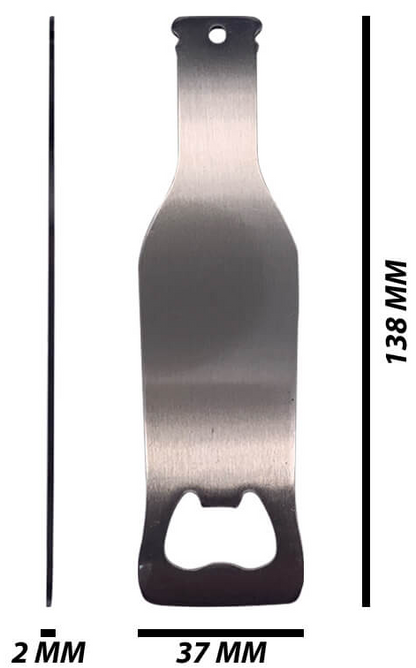 Bottle shape opener
