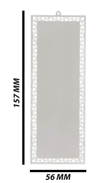 Sublimation bookmark white