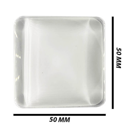 Glass square fridge magnet