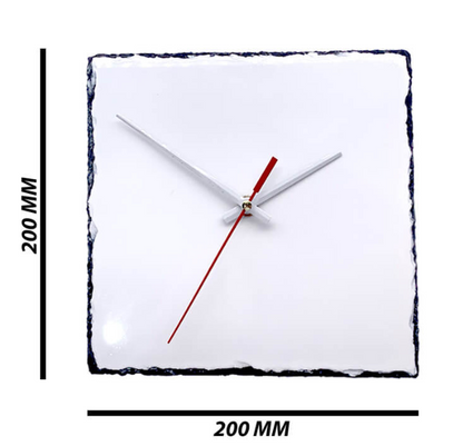 Stone photo clock 20x20cm