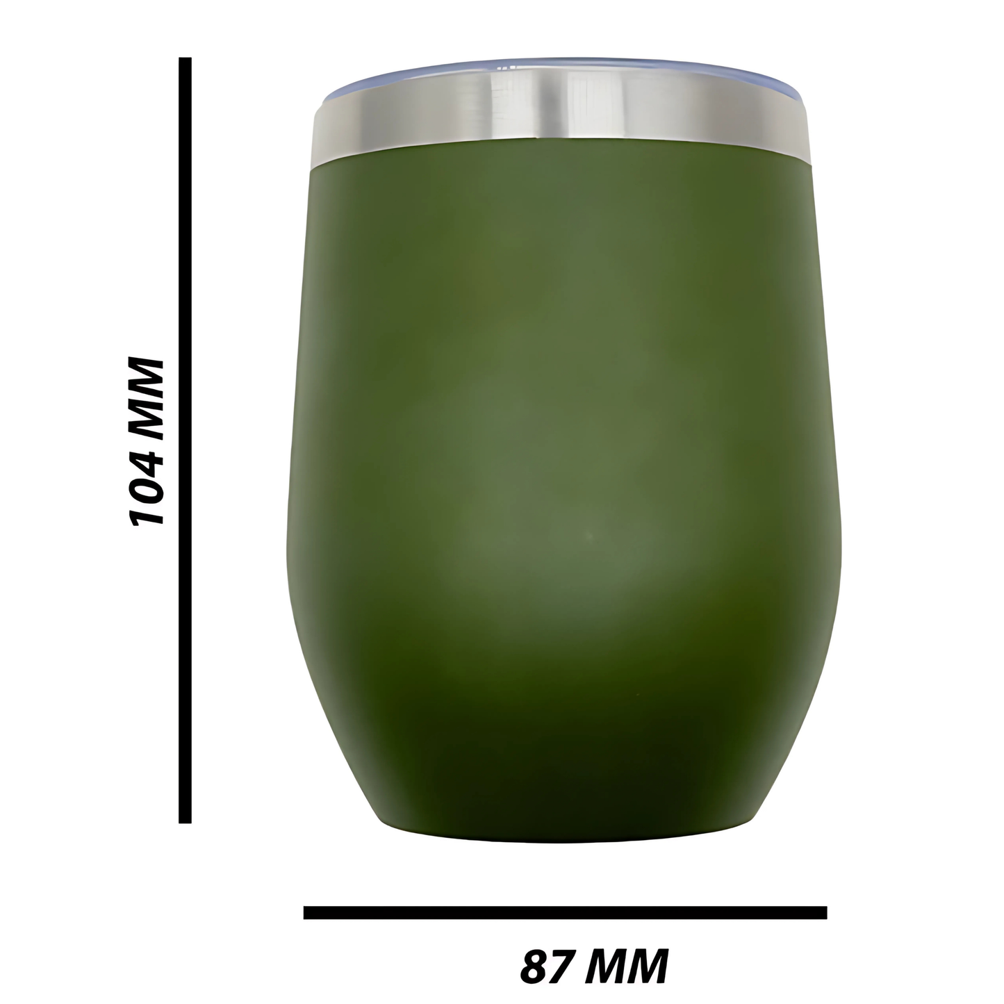 Double wall stainless steel 12oz engraving wine tumbler Camo