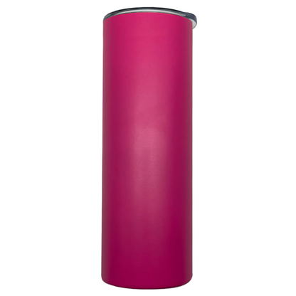 Double wall stainless steel 20oz engraving skinny tumbler cheeky pink