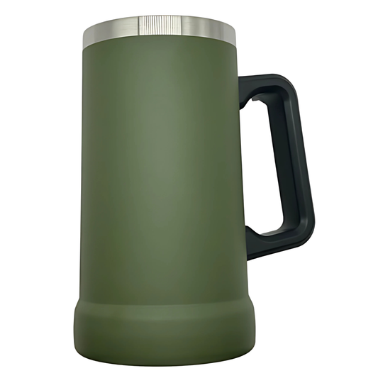 Double wall stainless steel 23oz engraving German beer mug Camo