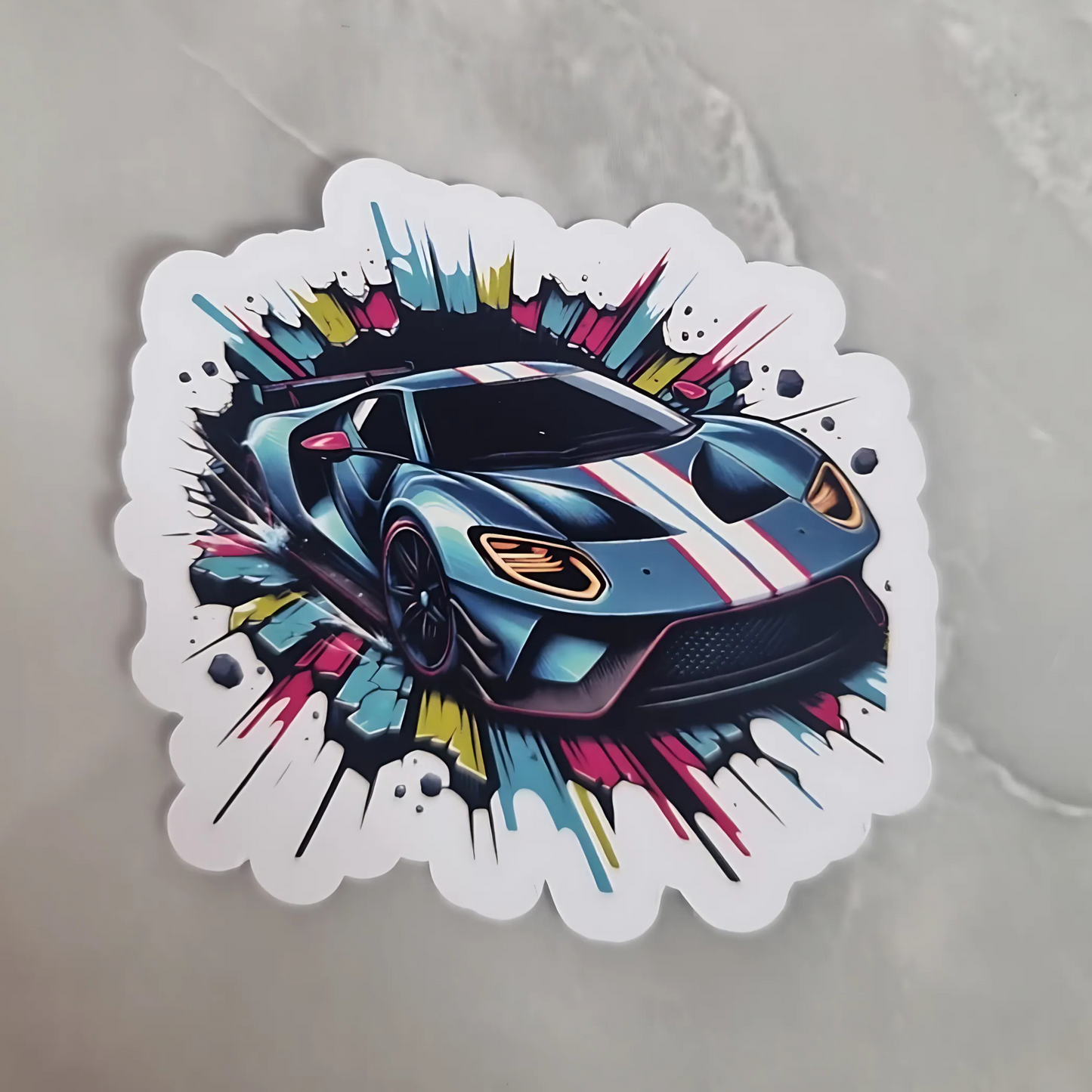 Car printed stickers