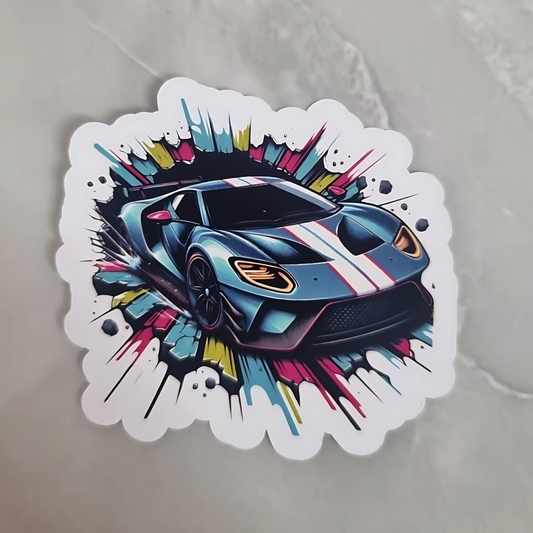 Car printed stickers