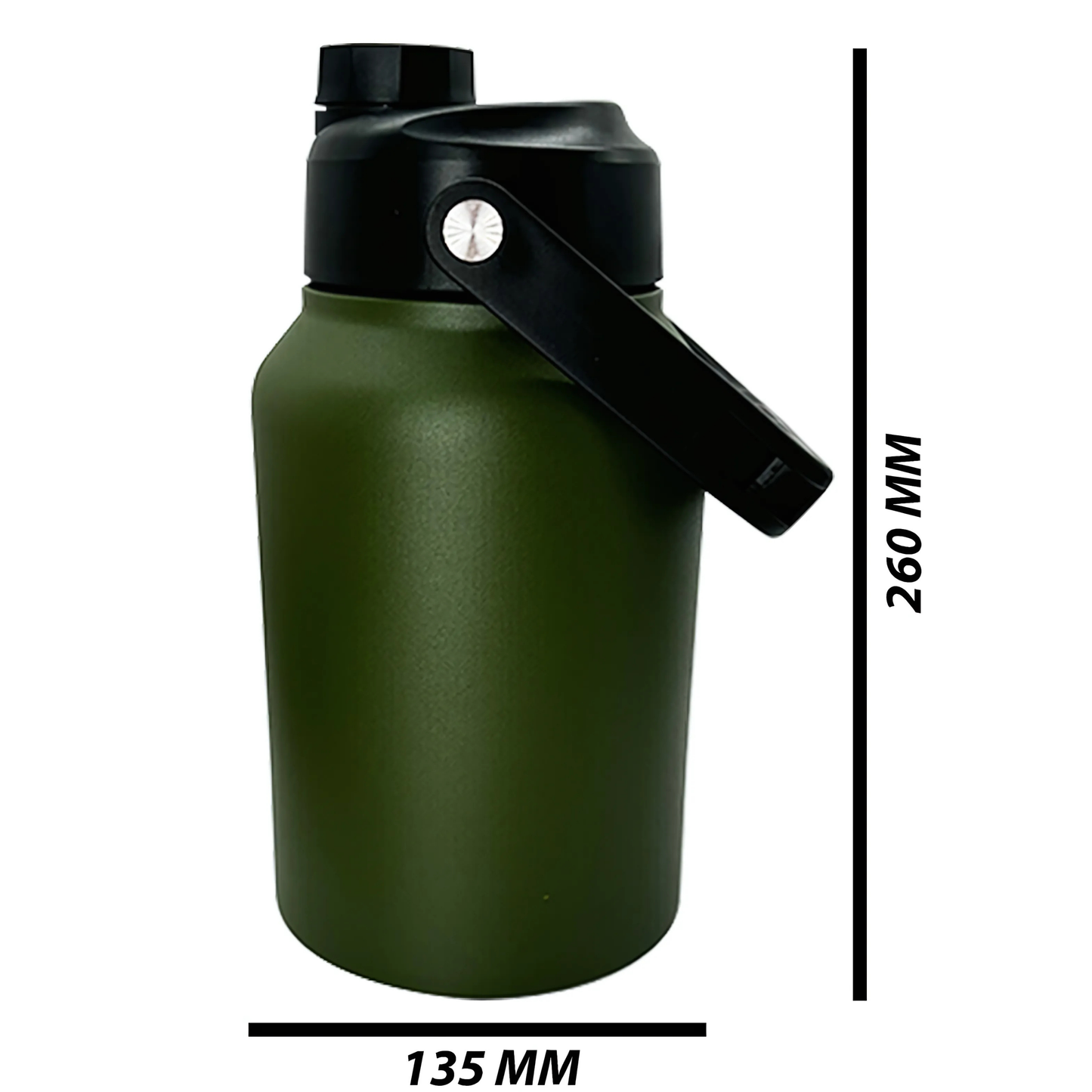 Double Wall Stainless Steel Engraving 64oz (1.9L) Camper Water Tank Camo