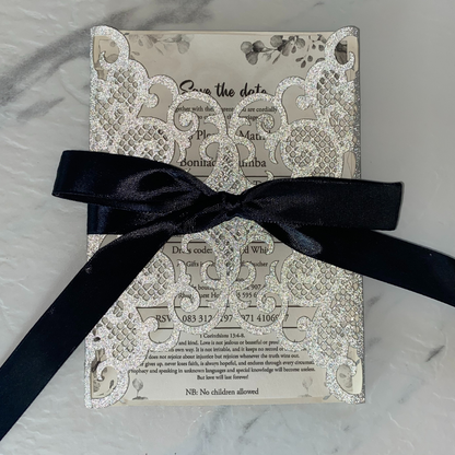 Glitter Wedding Invitation
