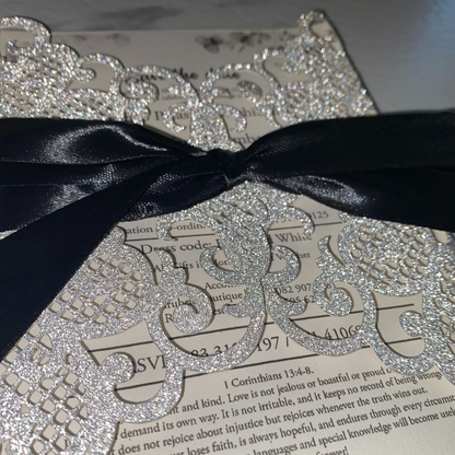 Glitter Wedding Invitation