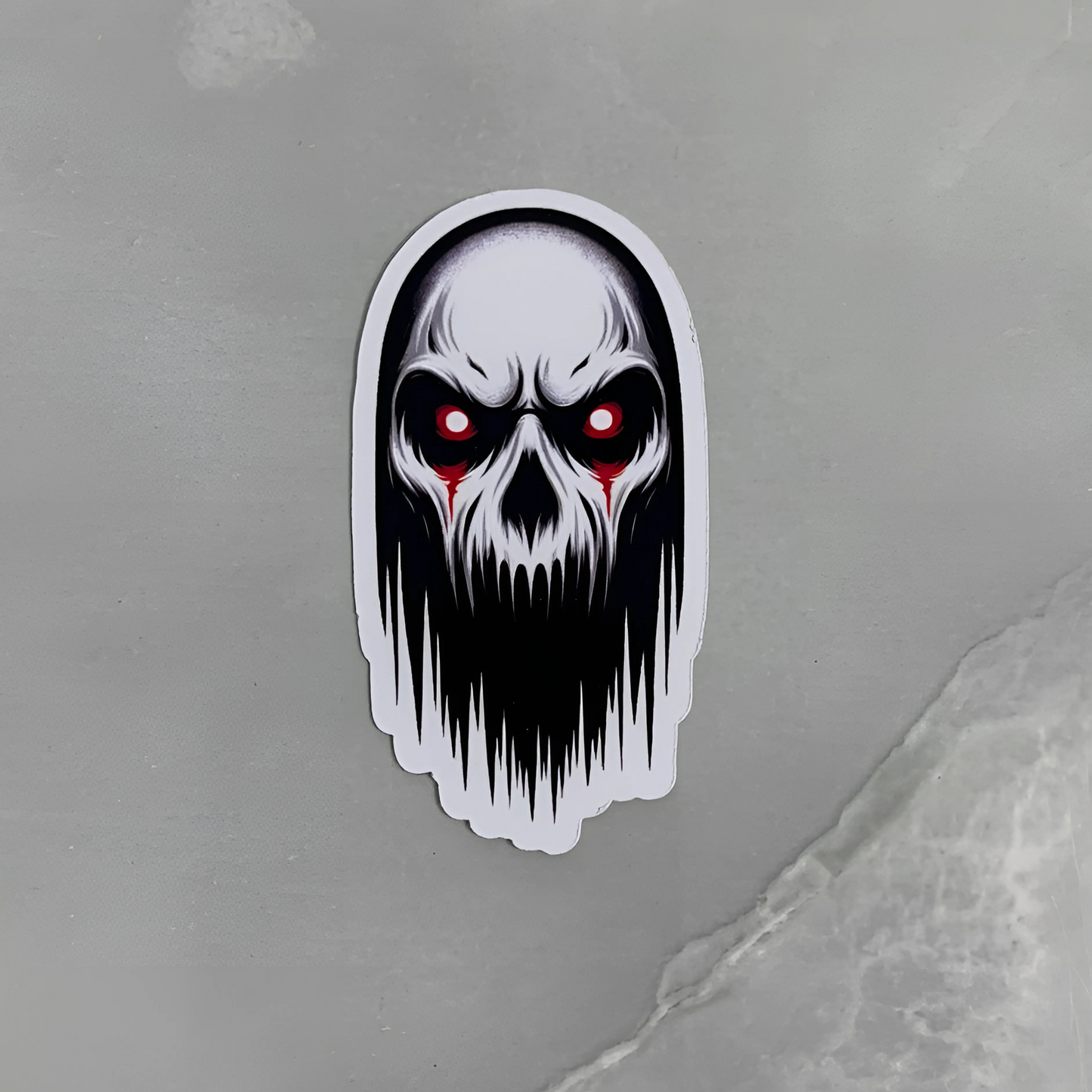 Skull printed stickers