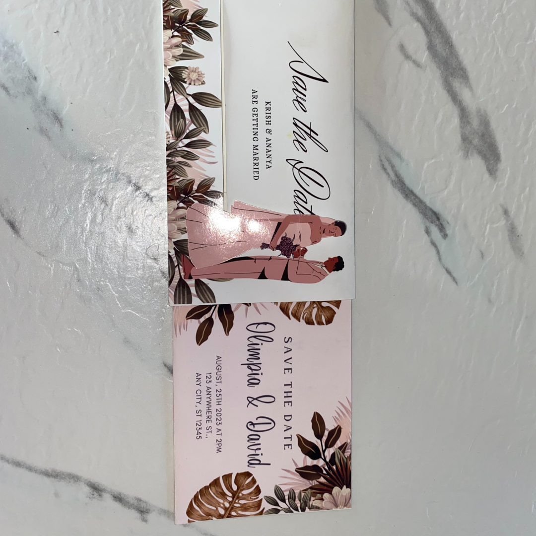 Slide Wedding Invitation