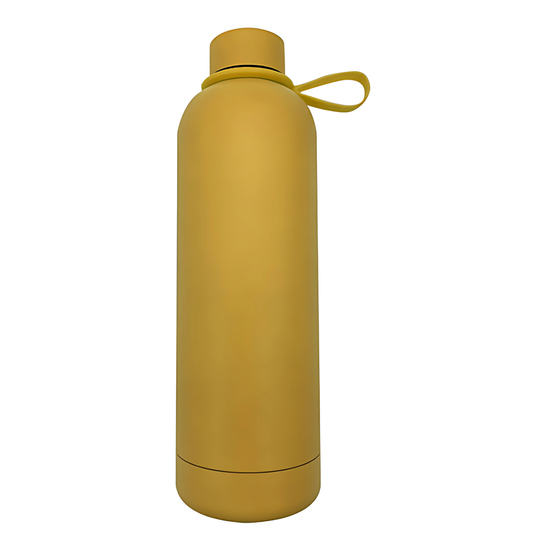 Double Wall Stainless Steel Engraving Luxury 750ml Water Tommy Yellow