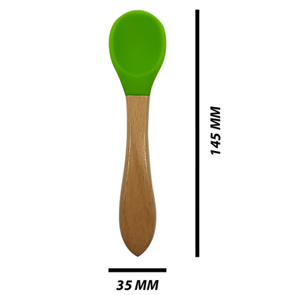 Engraving Bamboo Baby Spoon Lime