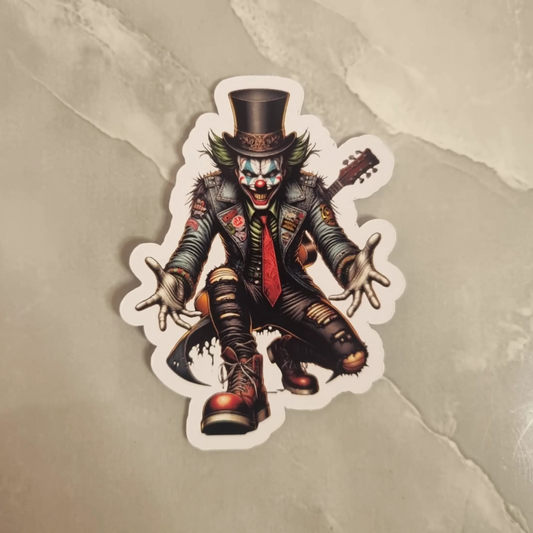 Clown printed stickers