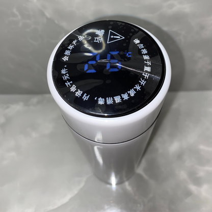 Temperature water bottle white