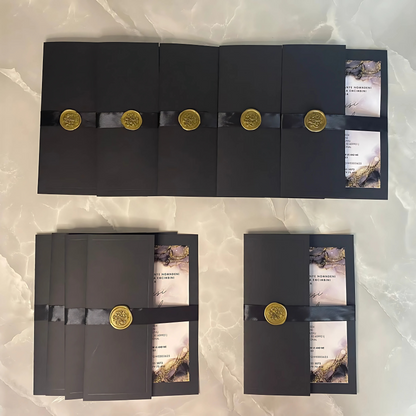 Black Wedding Invitations