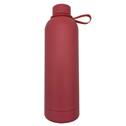 Double Wall Stainless Steel Engraving Luxury 750ml Water Tommy Red