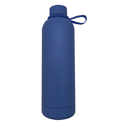 Double Wall Stainless Steel Engraving Luxury 750ml Water Tommy Navy Blue