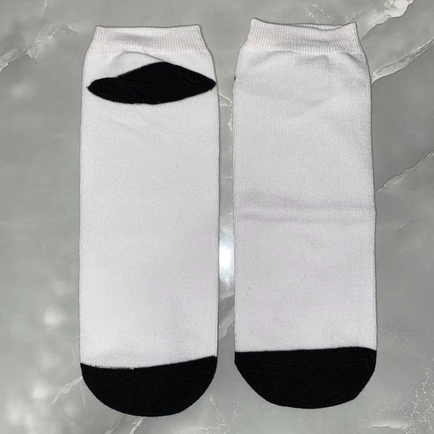 Polyester Socks black/white 25cm